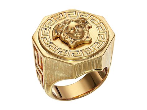 versace greca and medusa ring price|versace medusa ring for sale.